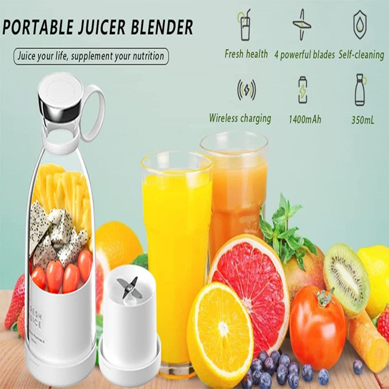 Portable and Rechargeable Blender Juicer Flask