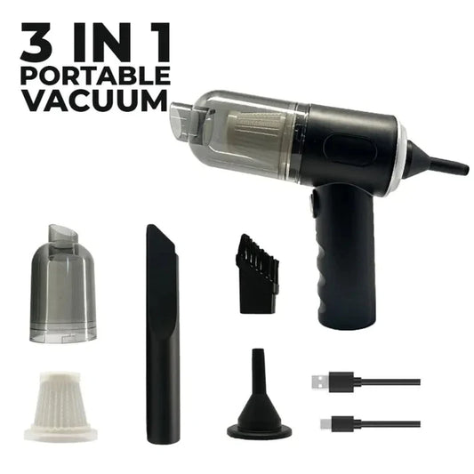 3 in 1 Vacuum Cleaner | Portable | Mini | Home and Car