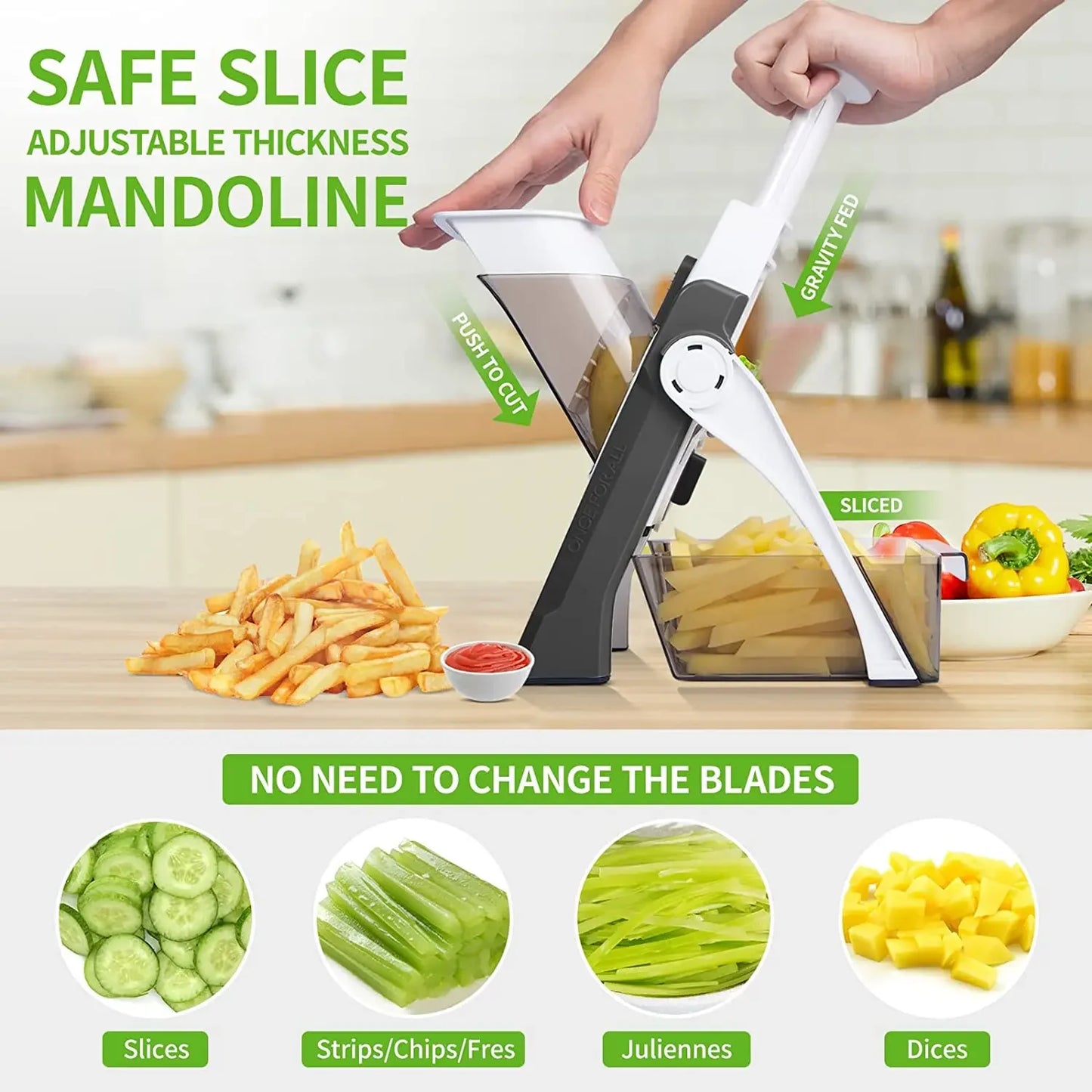 Multifunctional Vegetable Slicer | Fruit Cutter & Chopper