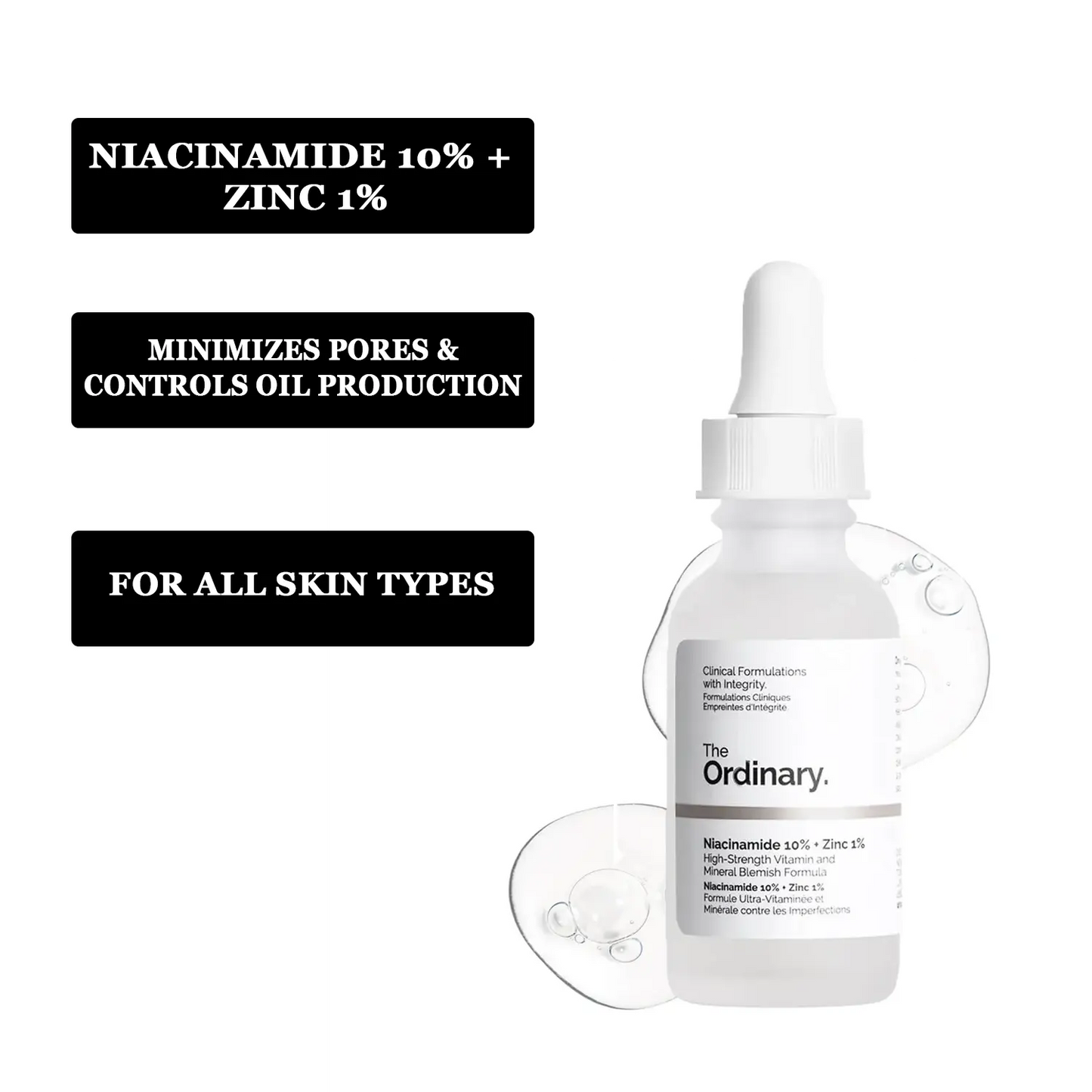 The Ordinary Niacinamide Acid 10% + Zinc 1% 30ml